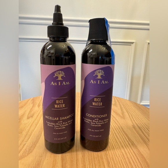 AS I AM RICE WATER MICELLAR SHAMPOO AND CONDITIONER - Picture 1 of 2